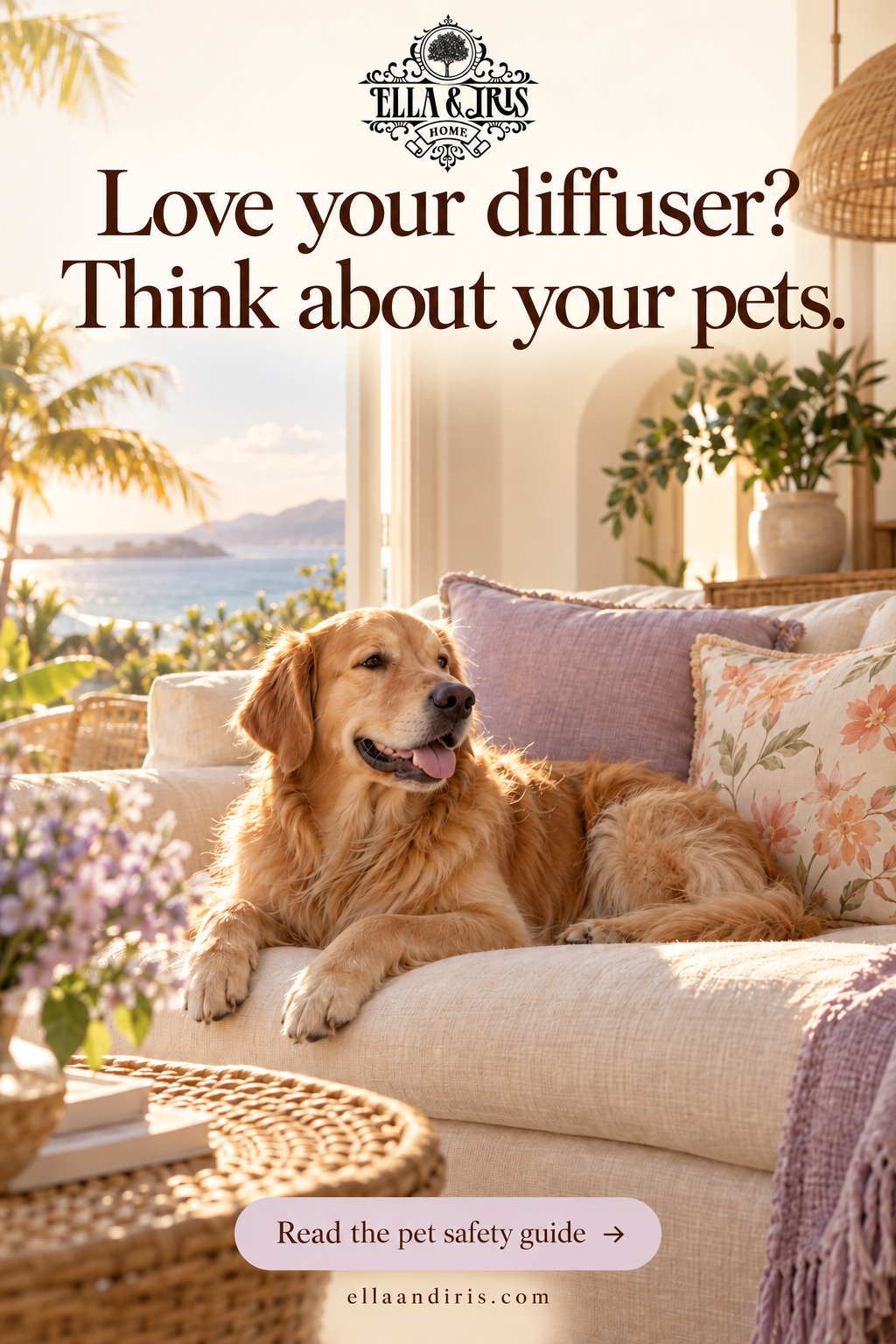 Diffusers Around Cats, Dogs and Birds: Placement Is Only Part of Safety — Ella & Iris Home lifestyle safety guide
