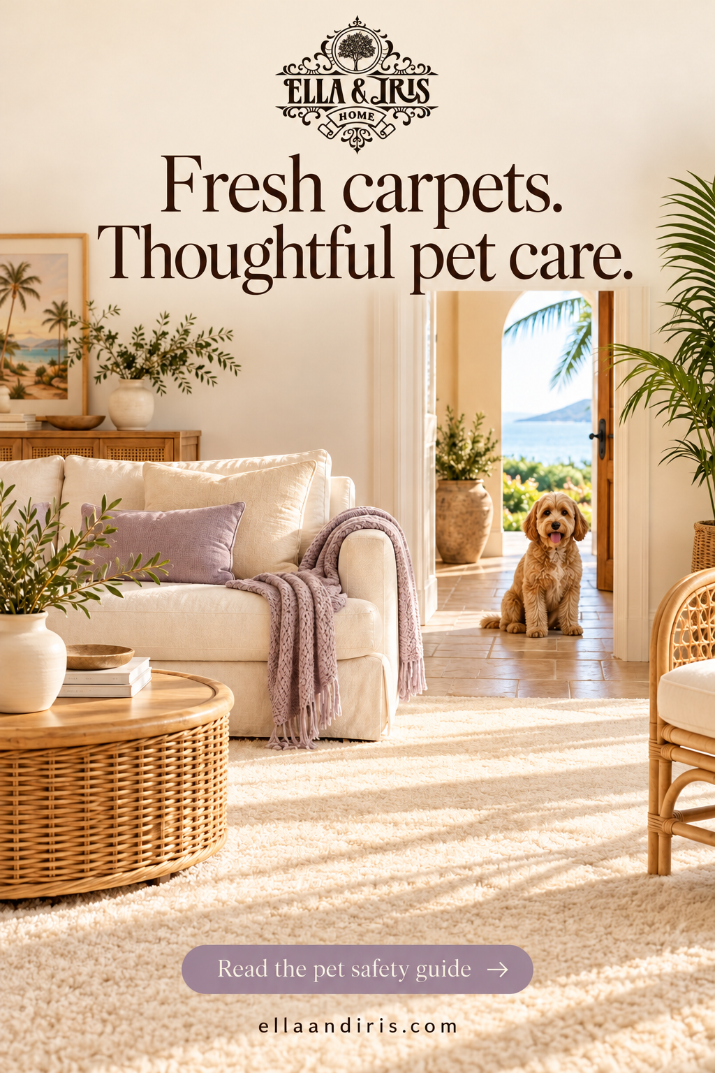 Carpet Fresheners and Pets: Before You Sprinkle, Before They Return — Ella & Iris Home lifestyle safety guide