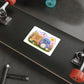 Cute Blue Bunny Die-Cut Sticker — Psalm 23:1 ‘The Lord is my shepherd’ Faith Sticker