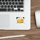 Psalm 23:6 Sunflower Lion Sticker — Cute Christian Faith Die-Cut Sticker