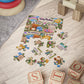 Tiny Psalms Kids Puzzle — 30-Piece Inspirational Woodland Animals Puzzle (Be Kind, Be Caring, Be Generous, Be Honest)