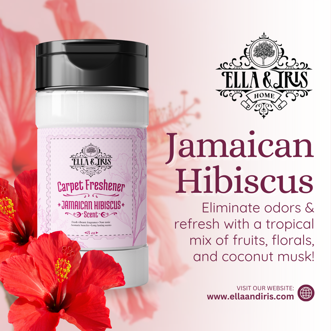 Natural Carpet Odor Eliminator – Jamaican Hibiscus Scent