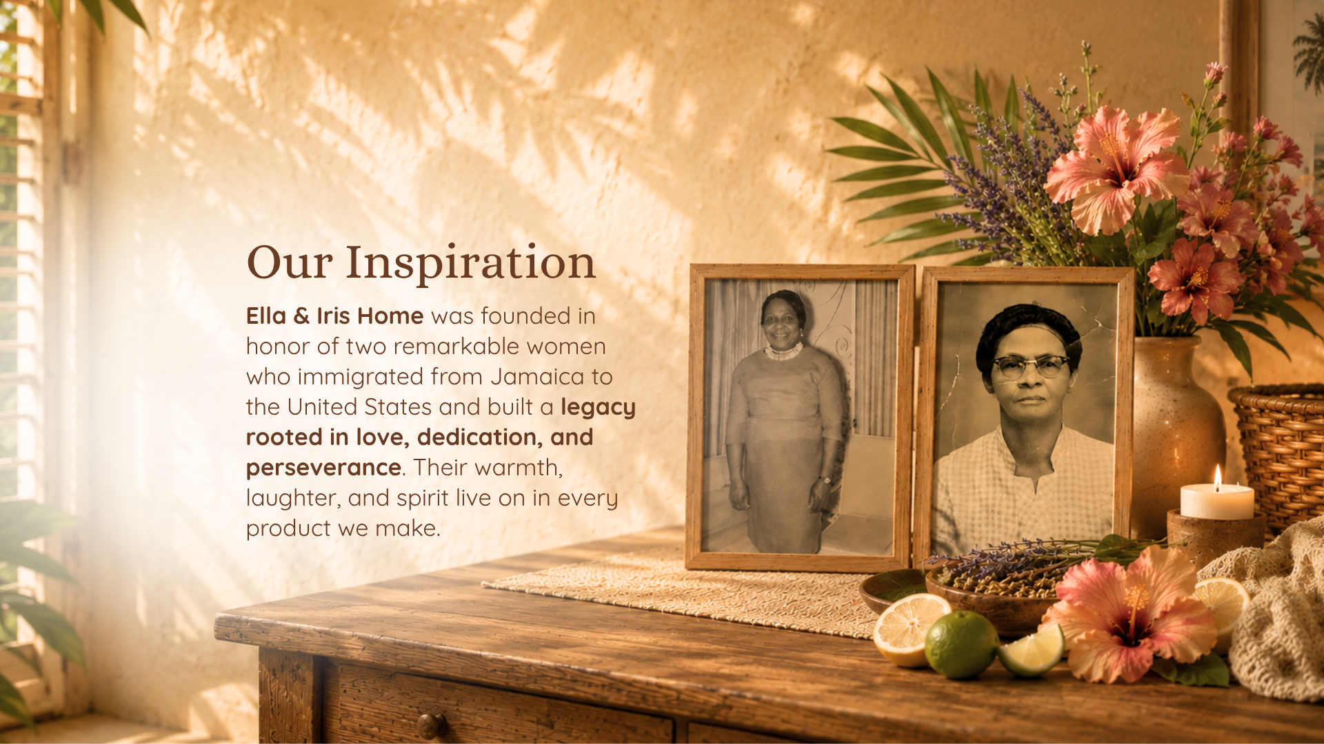 Caribbean heritage inspiration for Ella and Iris Home